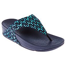 FitFlop Lulu Geo-Webbing Toe-Post Sandals