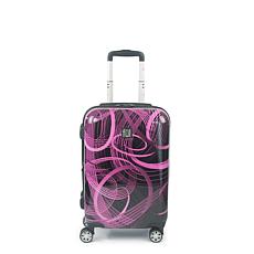 FUL Atomic 20" Expandable Spinner Rolling ABS Hard-case Suitcase