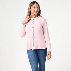 G by Giuliana Button Front Sweater Knit Cardi
