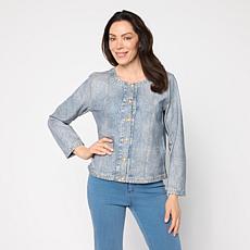 G by Giuliana Denim Like Stretch Jacket