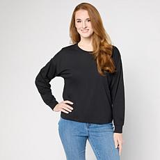 G by Giuliana Drop Shoulder Long-Sleeve Knit Tee