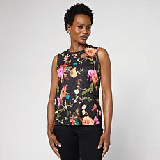 G by Giuliana G-Knit Printed Sleeveless Tank