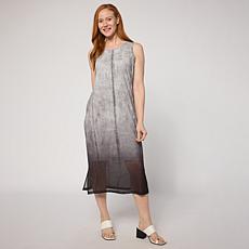 G by Giuliana Make Believe Denim Mesh Midi Dress