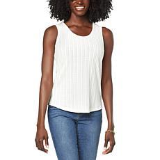 G by Giuliana Pointelle Knit Tank