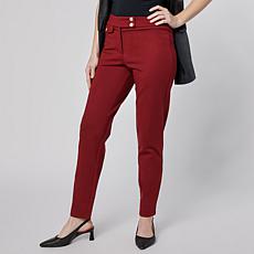 G by Giuliana Ponte Knit Slim Leg Pant