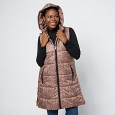 G by Giuliana Printed Puffer Vest