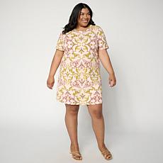 G by Giuliana Printed T-Shirt Dress