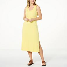 G by Giuliana Slub Knit Sleeveless T-Shirt Dress
