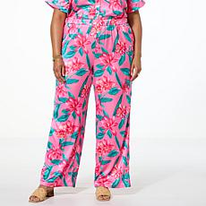 G by Giuliana Woven Wide-Leg Pant