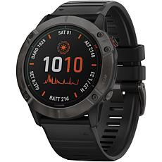 Garmin Fenix 6X Pro Solar GPS Watch in Carbon Gray