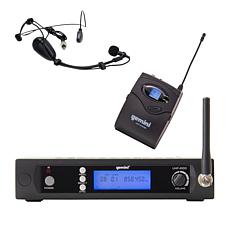 Gemini Sound UHF-6100HL-R2 Wireless UHF Headset/Lavalier Mic System