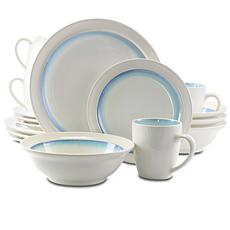 Gibson Elite Lawson 16-piece Dinnerware Set - Teal
