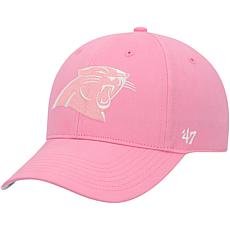 Girls Youth '47 Pink Carolina Panthers Rose MVP Adjustable Hat