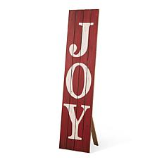 Glitzhome 42" Country Christmas Wooden JOY Porch Sign or Wall Décor