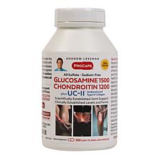 Glucosamine and Chondroitin with UC-II - 300 Capsules