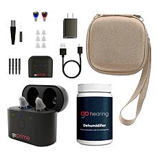 GoHearing Prime Rechargeable Hearing Aids with Carrying Case