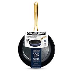 Granitestone Charleston Hammered Navy 12'' Nonstick Fry Pan