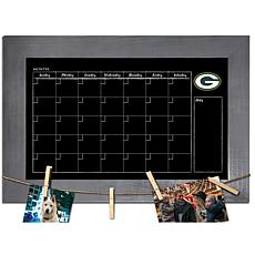 Green Bay Packers Monthly Chalkboard with frame & clothespins 11x19...