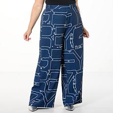 GREY by Jhoan Sebastian Grey Woven Logo Print Pant