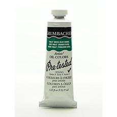 Grumbacher Pre-Tested Oil Colors 1.25 oz. - Thalo Green (Blue Shade)