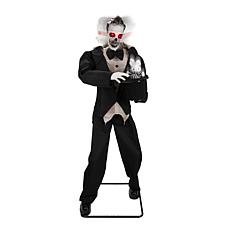 Haunted Hill Farm 5.9-Ft. Standing Animated Magician Animatronic