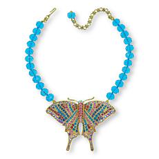 Heidi Daus Butterfly Dreams 16-1/4" Beaded Drop Necklace