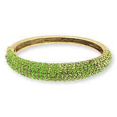 Heidi Daus Hugs from Heidi Crystal Hinged Bangle Bracelet