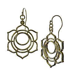 Heights Jewelers 14K Gold-Plated Sacral Chakra Earrings