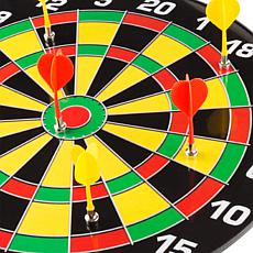 Hey! Play! 16" Magnetic Dart Board Set