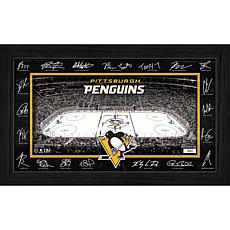 Highland Mint 2025–26 Pittsburgh Penguins Signature Rink 12" x 20"