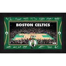 Highland Mint Boston Celtics Signature Court Framed Print