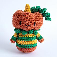 Hoooked Amigurumi DIY Kit w/Eco Barbante Yarn-Pumpkin Boy