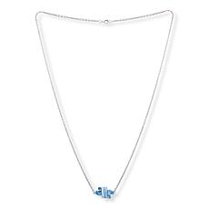 House of Ellure Multigemstone Fancy-Shape Cluster 18" Chain Necklace