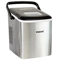 Igloo 26 lb. Self-Cleaning Portable Stainless Steel Ice Maker Machine