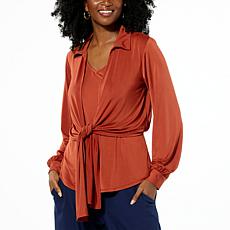 IMAN Global Chic Jersey Knit Shrug with Matching Tank