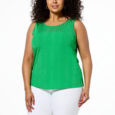 IMAN Global Chic Ribbed Knit Tank Top