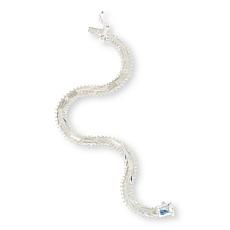 Imperial Silver Sterling Silver Diamond-Cut 1/4 Mirror Chain Bracelet