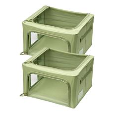 Improvements 2-pack Medium Collapsible Storage Bins