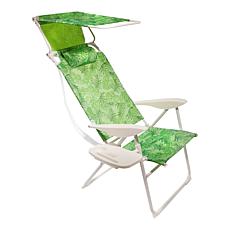 Improvements Tall 4-Position Beach Chair with Accessories