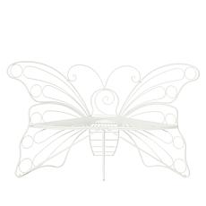 Improvements Wrought Iron Monarch Butterfly Bench