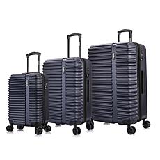 InUSA Ally 3-Piece Hardside Luggage Set with Spinner Wheels