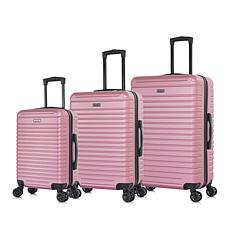 InUSA Deep 3-Piece Hardside Spinner Luggage Set