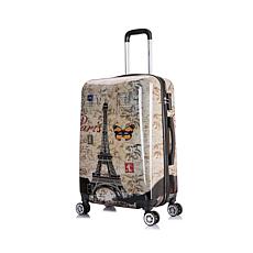 InUSA Prints 24" Hardside Lightweight Spinner Suitcase