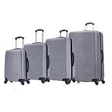 InUSA Royal 4-Piece Hardside Luggage Set with Spinner Wheels