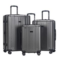 Izod Isla 3-Piece Hard Shell Spinner Luggage Set