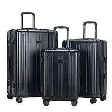 Izod Isla 3-Piece Hard Shell Spinner Luggage Set