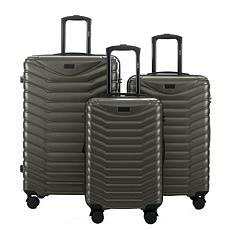 Izod Phantom 3-Piece Hard Shell Spinner Luggage Set