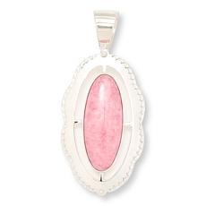 Jay King Gallery Collection Rhodochrosite Sterling Silver Pendant