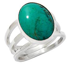 Jay King Hubei Turquoise Oval Sterling Silver Ring