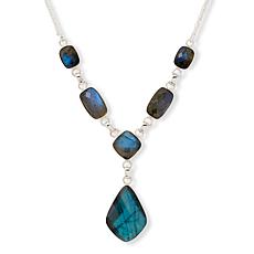 Jay King Labradorite Sterling Silver Chain Necklace